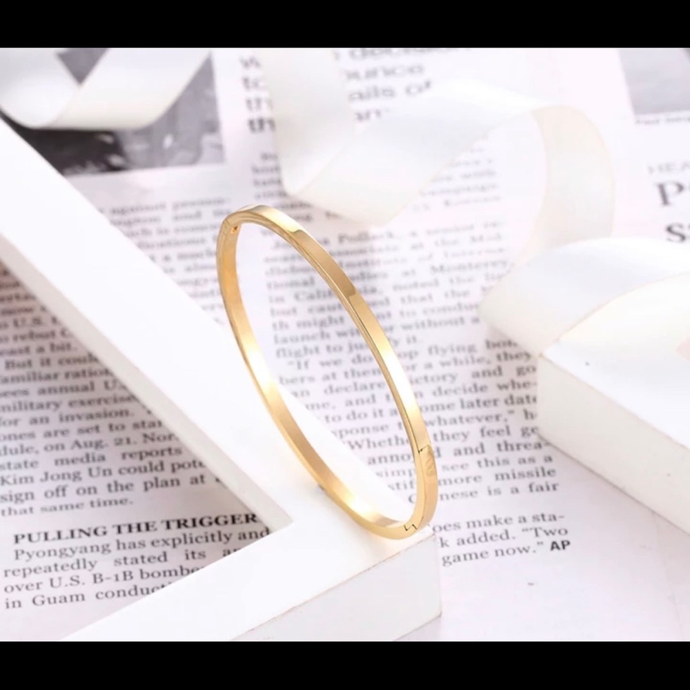 NEW Stainless Steel Round Bangle